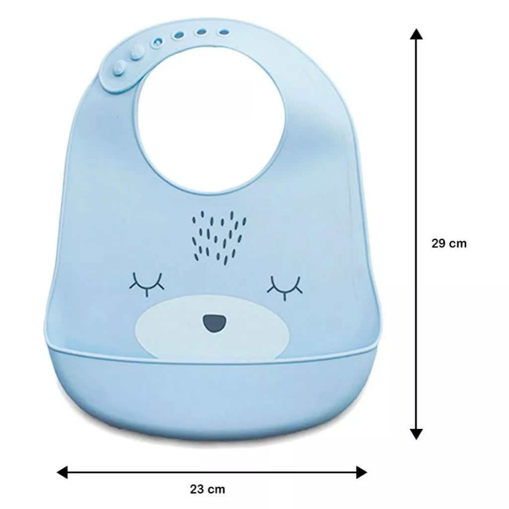 Babador de silicone para bebê