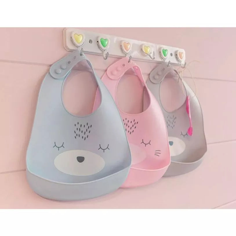 Babador de silicone para bebê