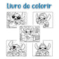 🖍️ Livro de Colorir do Stitch - Edição Premium e Exclusiva!