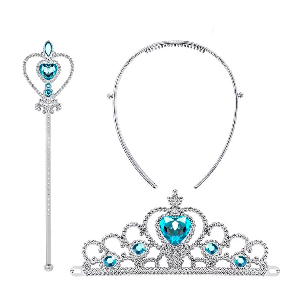 Fantasia vestido Rainha Elsa - Frozen