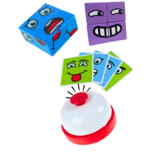 Cubo das Emoções  Desafio Educativo Jogo de Cartas e Quebra Cabeça