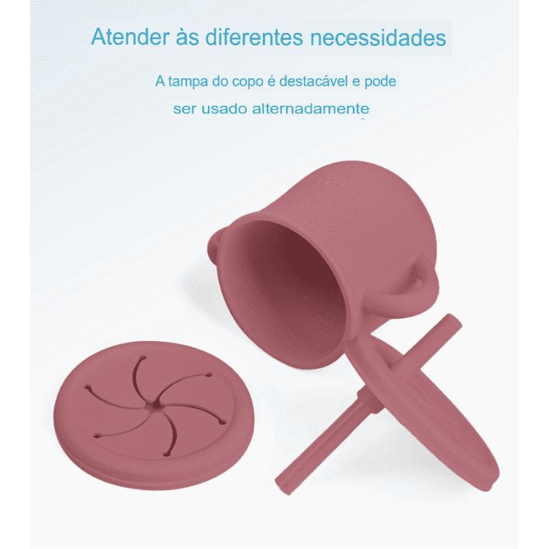 Kit 7 Pcs, Prato Formato Esquilo Com Ventosa, Babador, Conjunto Alimentação Para Bebê