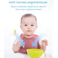 Kit 7 Pcs, Prato Formato Esquilo Com Ventosa, Babador, Conjunto Alimentação Para Bebê