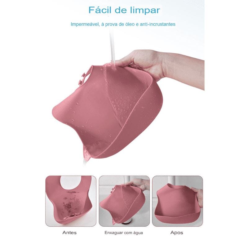 Kit 7 Pcs, Prato Formato Esquilo Com Ventosa, Babador, Conjunto Alimentação Para Bebê