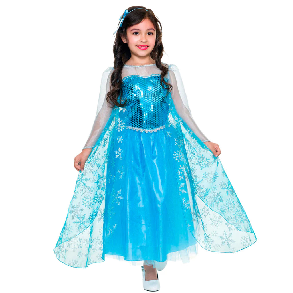 Fantasia vestido Rainha Elsa - Frozen